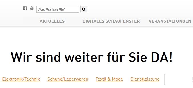 Digitales schaufenster