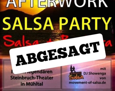 Salsa abgesagt