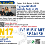 N 17 LIVE KONZERT mit El grupo Nicefield / Spanische Nacht