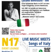 ITALIENISCHE NACHT mit LUCIANO BONVISUTTO - LIVE Konzert im N17