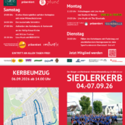 Siedlerkerb 2026